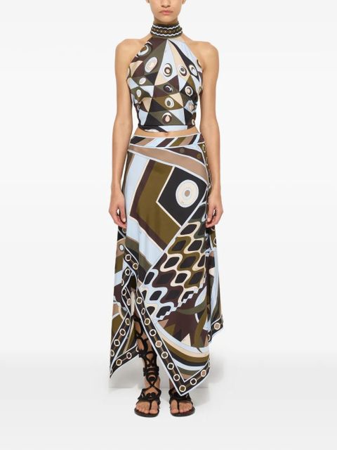 PUCCI Occhi-print halter top - Brown - zdjęcie produktu nr 2