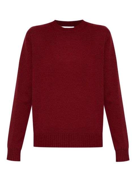 Max Mara crew-neck cashmere sweater - Red - zdjęcie produktu nr 1