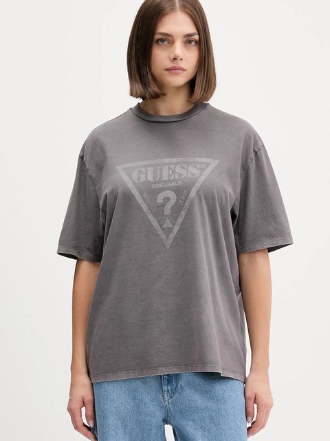 Guess Originals t-shirt bawełniany damski kolor szary M5GI10 K8FQ4 - zdjęcie produktu nr 1