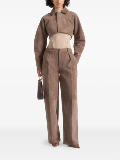 Manière De Voir Elya balloon-sleeve jacket - Neutrals - zdjęcie produktu nr 2