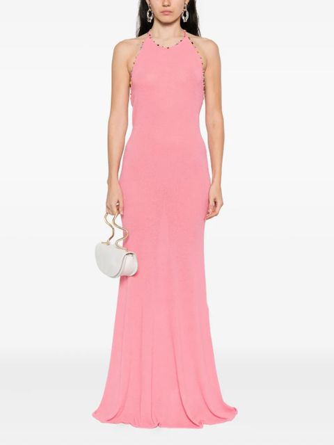 Christopher Esber embellished halterneck dress - Pink - zdjęcie produktu nr 2