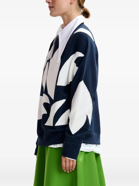 Essentiel Antwerp Jalways bead-embellished sweatshirt - Blue