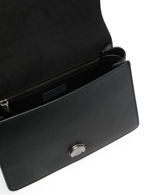 PINKO Love Birds leather tote bag - Black