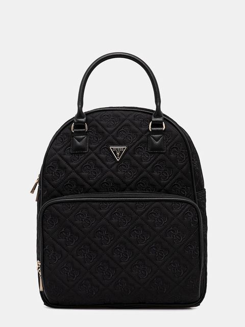 Guess plecak ADELASIA damski kolor czarny duży z aplikacją TWNB96 58030 - zdjęcie produktu nr 1