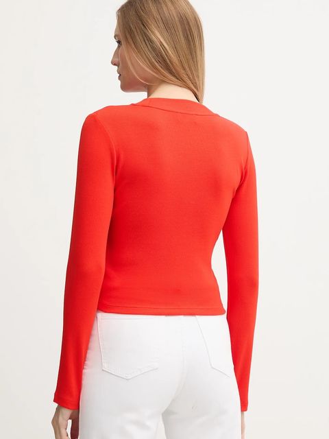 Calvin Klein Jeans longsleeve kolor czerwony LV047A803G
