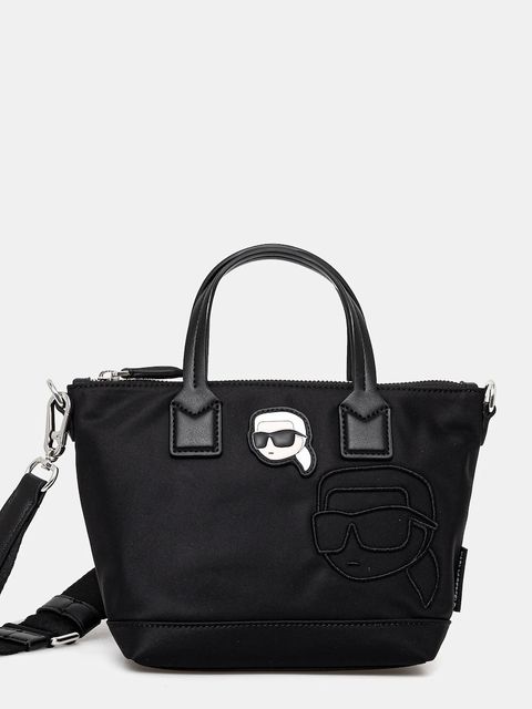Karl Lagerfeld torebka IKON kolor czarny A1W30388 - zdjęcie produktu nr 1
