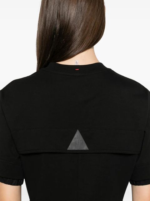 Moncler Grenoble logo-patch cotton T-shirt - Black