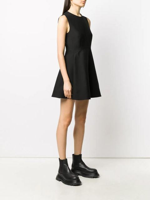Valentino Garavani sleeveless flared dress - Black