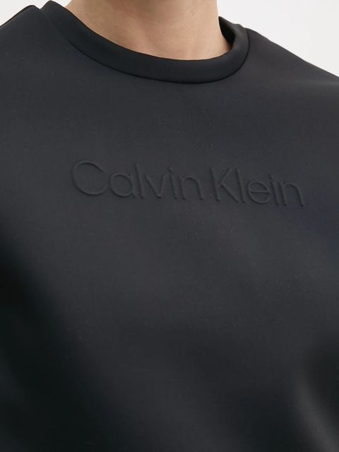Calvin Klein Performance bluza treningowa kolor czarny gładka LVGWS5W305