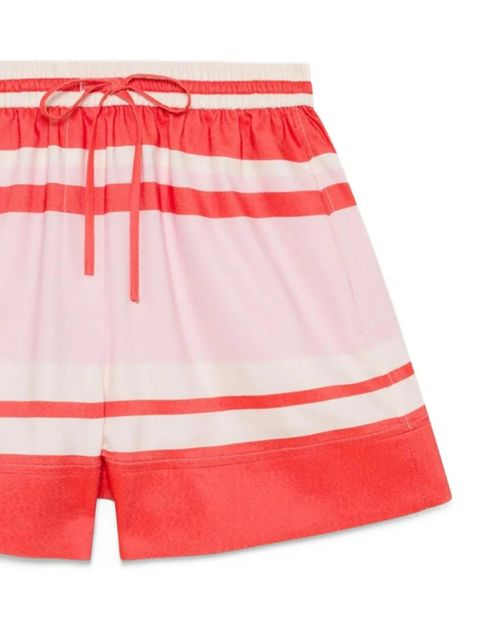 Simkhai Karleigh striped shorts - Red - zdjęcie produktu nr 2