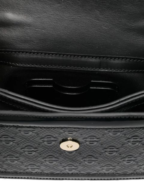 Casablanca logo-embossed shoulder bag - Black