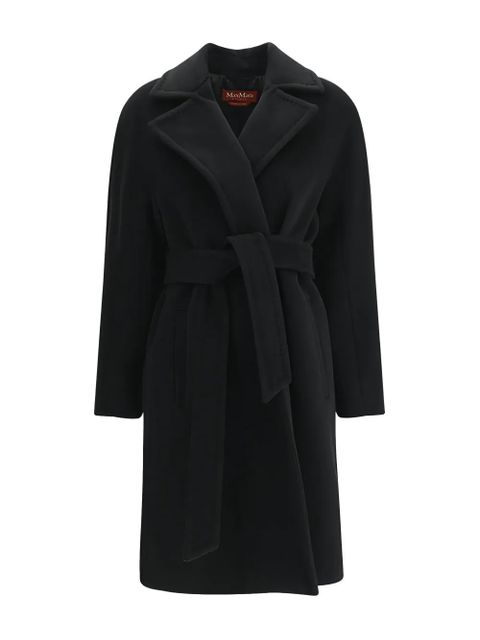 Max Mara belted wool coat - Black - zdjęcie produktu nr 2