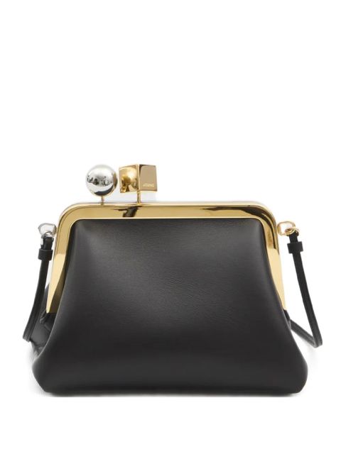 Jacquemus small Le Berlingot leather clutch bag - Black - zdjęcie produktu nr 1