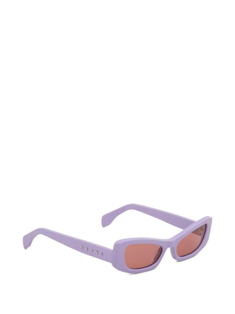 Marni Nyama rectangular butterfly sunglasses - Purple - zdjęcie produktu nr 2