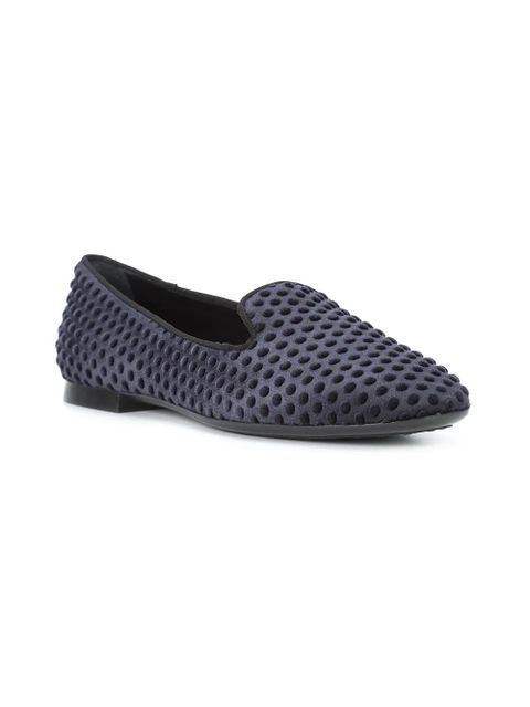 Tod's polka dot-embossed slippers - Black
