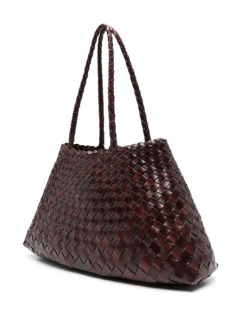 DRAGON DIFFUSION large Santa Croce tote bag - Brown