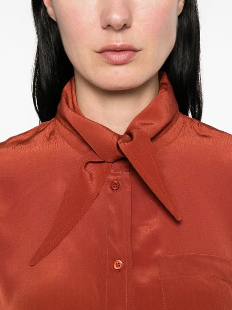 Essentiel Antwerp Jordana pocket shirt - Brown