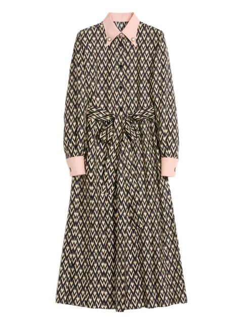 Valentino Garavani Toute La V midi dress - Black