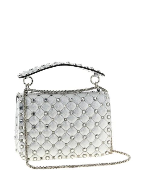 Valentino Garavani Rockstud Spike shoulder bag - Silver - zdjęcie produktu nr 2