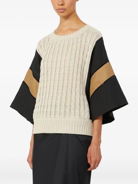 Max Mara crew-neck sweater - Neutrals - zdjęcie produktu nr 1