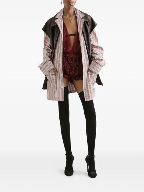 Dolce & Gabbana bull-leather vest - Brown - zdjęcie produktu nr 2