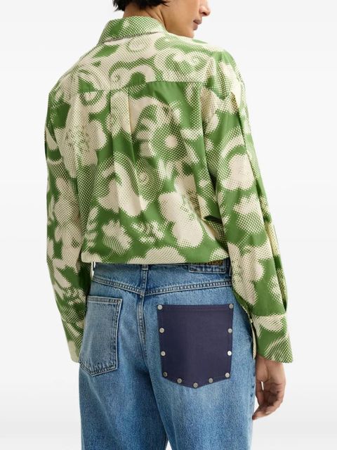 Essentiel Antwerp floral-print shirt - Green