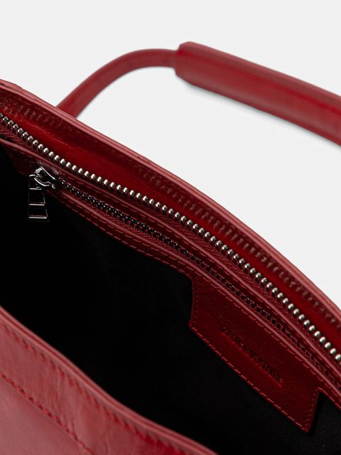 ZADIG&VOLTAIRE torebka skórzana kolor czerwony LWBA03891