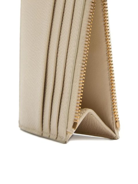 Valentino Garavani Cherryfic grained card holder - Neutrals