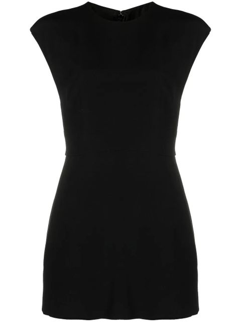 Valentino Garavani round neck sleeveless playsuit - Black - zdjęcie produktu nr 1