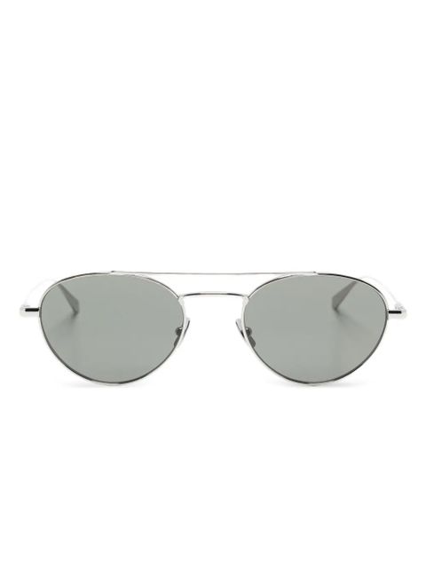 Saint Laurent Eyewear round-frame sunglasses - Silver - zdjęcie produktu nr 1