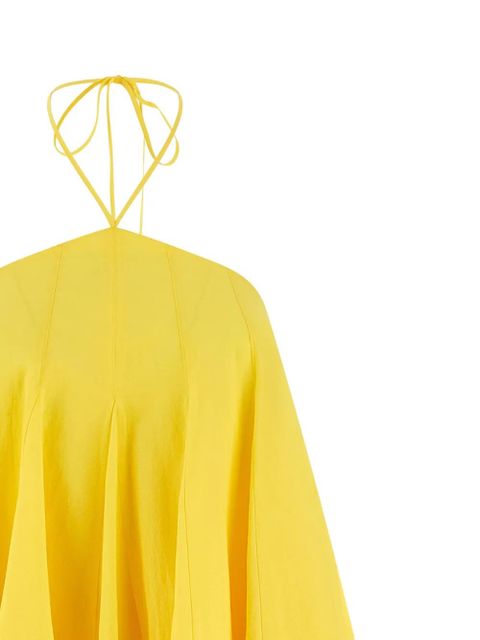 Jacquemus La Robe triangle asymmetrical dress - Yellow