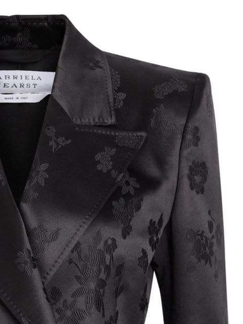 Gabriela Hearst floral double-breasted jacket - Black - zdjęcie produktu nr 2