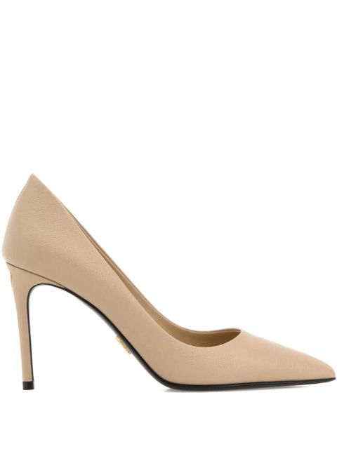 Prada sand leather pumps - Neutrals - zdjęcie produktu nr 1