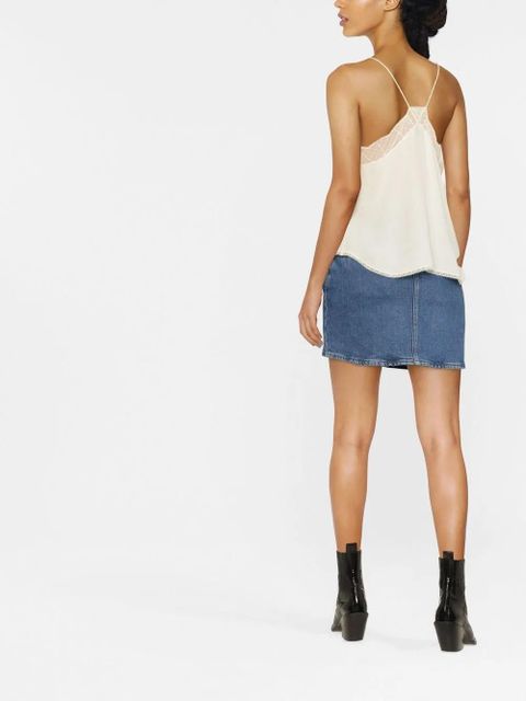 Zadig&Voltaire Christy silk camisole - Neutrals