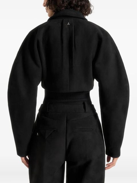 Manière De Voir Elya balloon sleeves jacket - Black