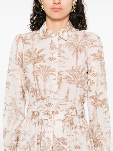 MC2 Saint Barth cotton maxi dress - Neutrals - zdjęcie produktu nr 2