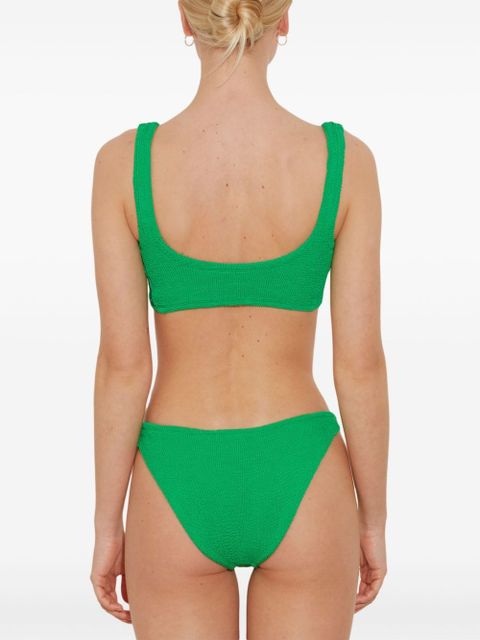 Hunza G Juno crinkle bikini - Green