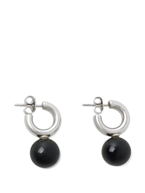 LEMAIRE onyx earrings - Silver - zdjęcie produktu nr 1