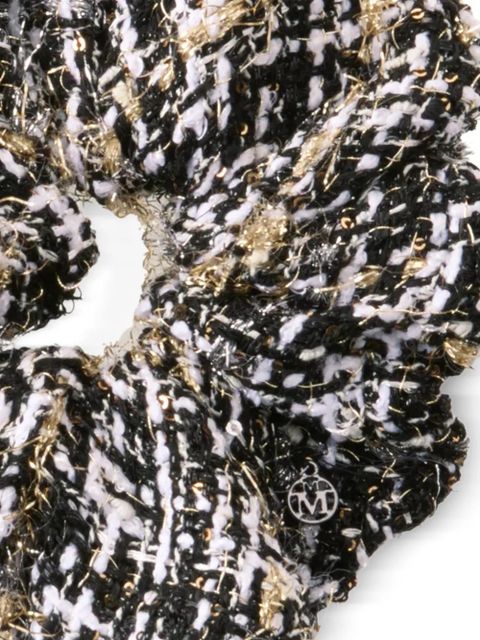 Maison Michel tweed scrunchie - Black - zdjęcie produktu nr 2