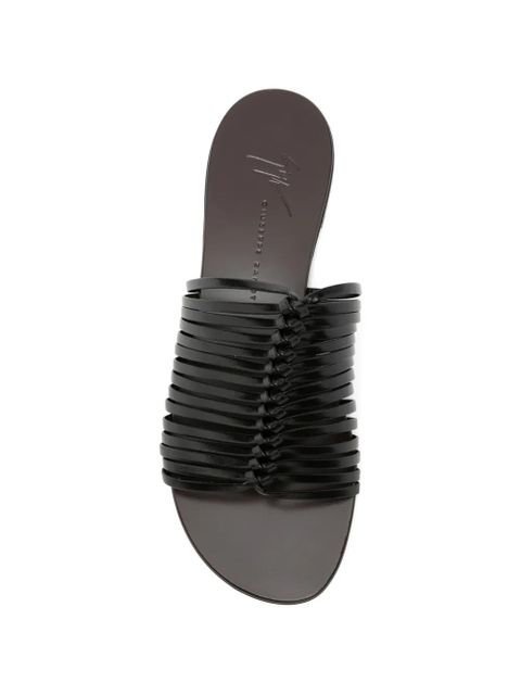 Giuseppe Zanotti Jane flat sandals - Black
