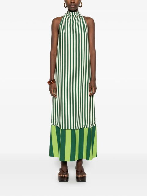 Simon Miller Mona striped midi dress - Green - zdjęcie produktu nr 2