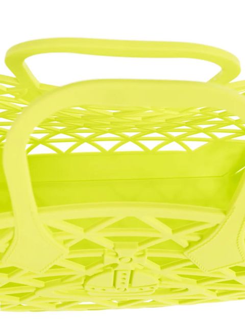 Vivienne Westwood X-Ray Orb-detail lattice tote bag - Green