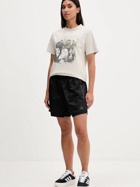 adidas Originals t-shirt bawełniany 20th Century Fox Disney damski kolor beżowy JX1282