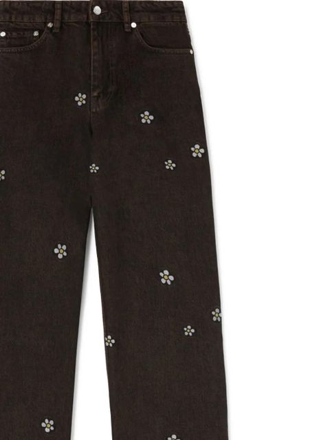 GANNI x Disney floral-print jeans - Black - zdjęcie produktu nr 2
