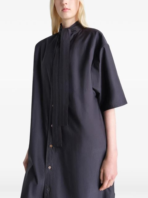 LEMAIRE scarf tube dress - Black