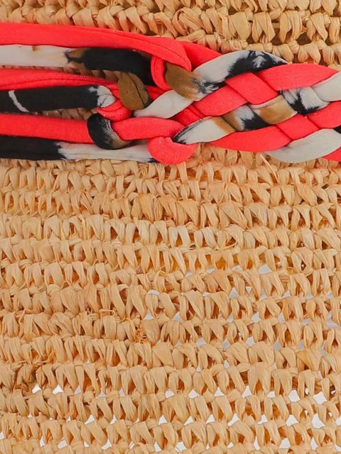 Maison Michel raffia sun hat - Neutrals