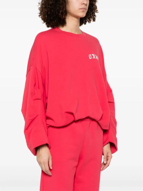 PINKO logo-print sweatshirt - Red