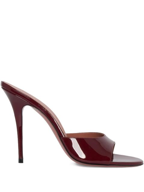 Amina Muaddi Elodie heeled sandals - Red - zdjęcie produktu nr 1