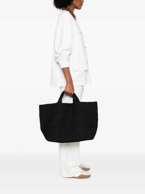 NAGHEDI large St. Barths tote bag - Black - zdjęcie produktu nr 2