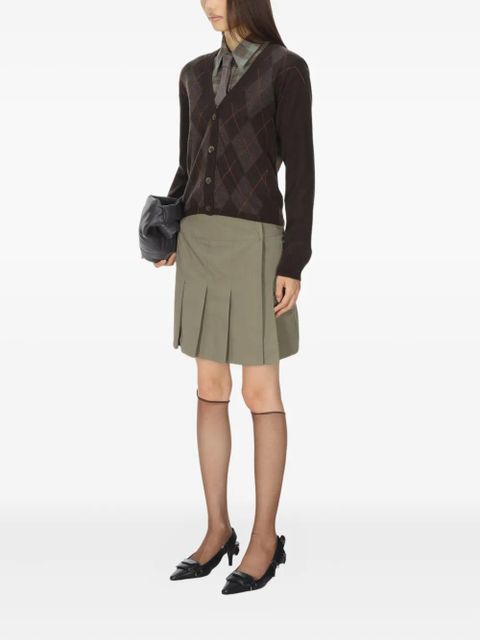 OUR LEGACY Ivy argyle-pattern cardigan - Black - zdjęcie produktu nr 2